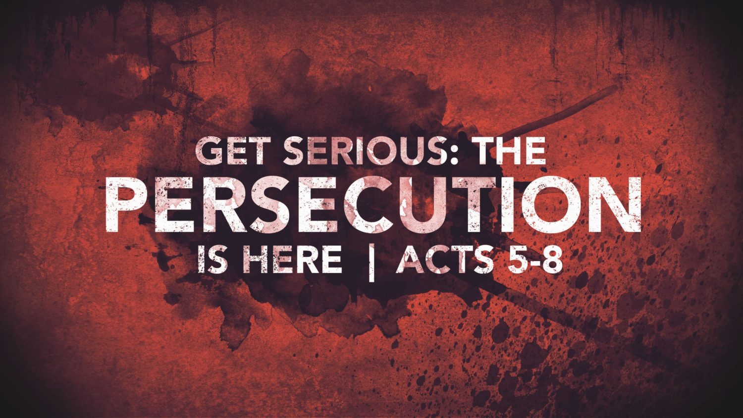 Featured image for “Get Serious: The Persecution Is Here”