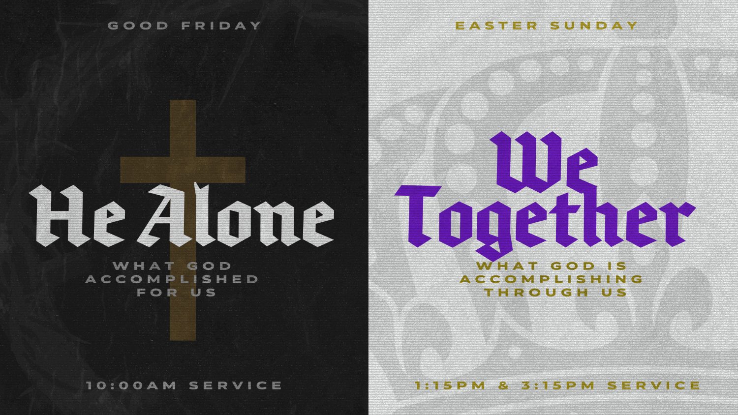 Featured image for “He Alone / We Together – Easter 2022”